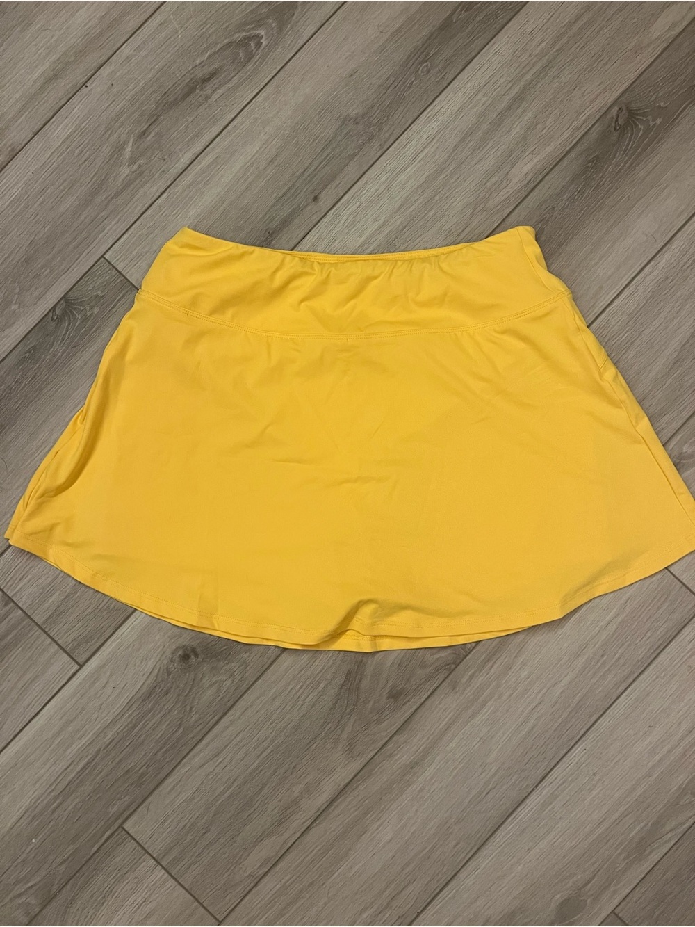 Yellow Women's Skirt - Flared Active Skort